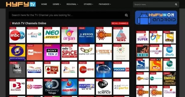 live tv streaming sites