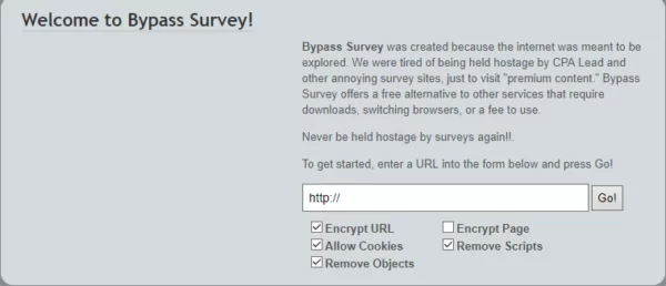 how do you bypass human verification survey